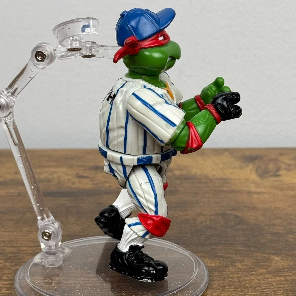 Vintage 1991 TMNT Grand Slammin Raph Action Figure Teenage Mutant Ninja Turtles